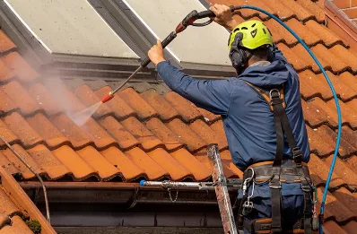 Démoussage et hydrofuge de toiture à Brion